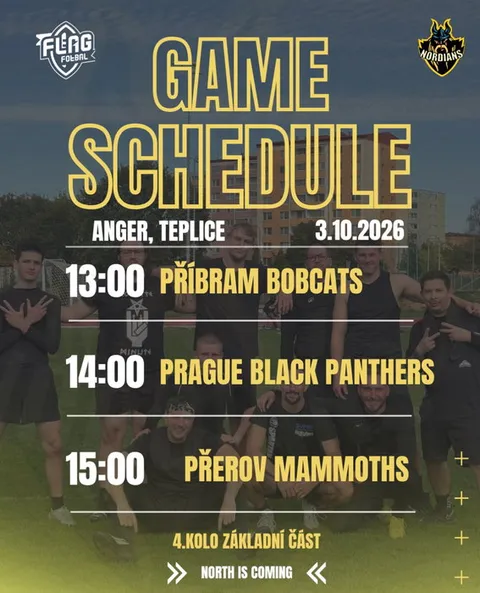 Už tuto sobotu se Anger promění v bitevní pole! V rámci 4. kola základní části hostíme domácí turnaj flag fotbalu a před